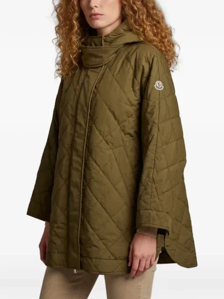 Matlasat geacă Moncler verde