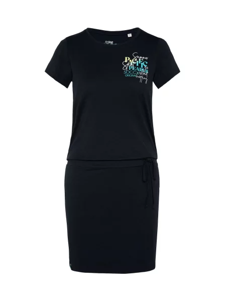 Soccx Rochie bleumarin / turcoaz alb