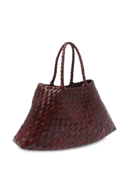 Geantă shopper Dragon Diffusion din piele roșu