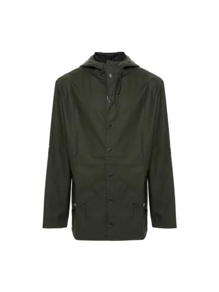Rains Jacket Green Unisex Kurtki Rains Size: S zielony