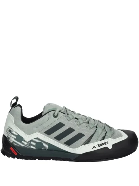 Trening Adidas alergare cu glugă cu broderie gri