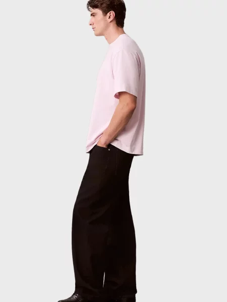Графический футболка Calvin Klein Jeans розовая