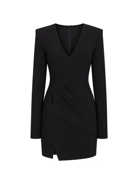 Lung rochie Dsquared2 drapată negru