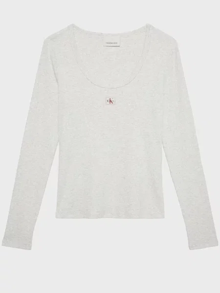 Детский лонгслив Calvin Klein Jeans серый