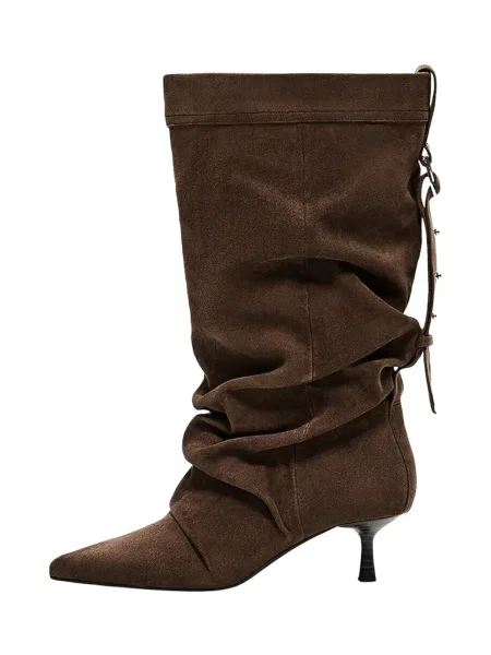Bershka Botine maro