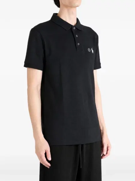 Tricou polo Polo Ralph Lauren cu autograf negru