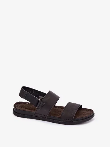 Sandale Inblu din piele negru