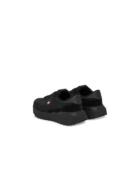 Superge Tommy Jeans Modern Runner Mix črna