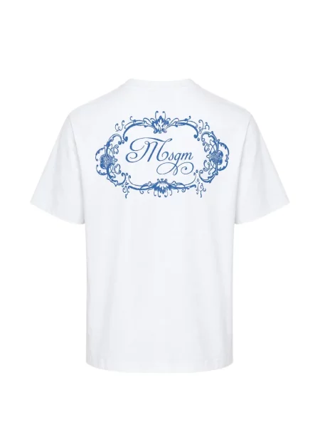 Tricou Msgm cu imagine alb