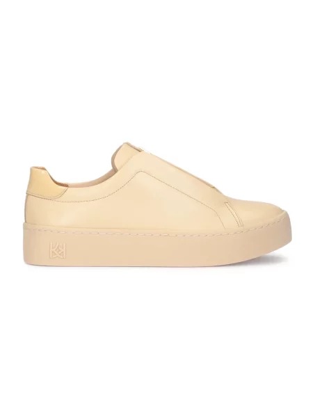 Sneakersy Kazar skórzane beżowe