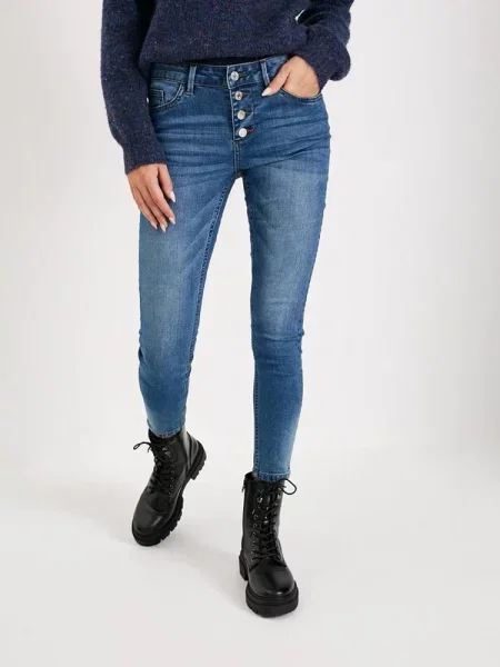 Завужені джинси DIVERSE Buti бавовна/поліестер/еластан блакитний