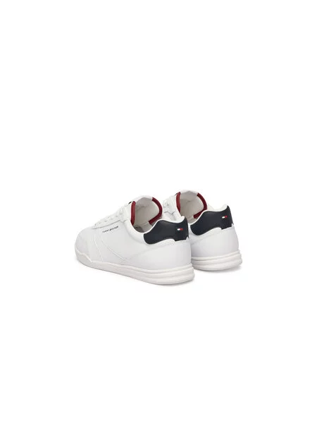 TOMMY HILFIGER Rövid szárú sportcipők Lopro tengerészkék / piros fehér