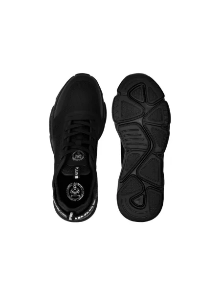 Sneakersy Philipp Plein zamszowe do biegania czarne