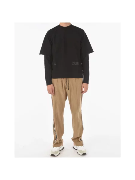 Sweter Dsquared2 z logo czarny