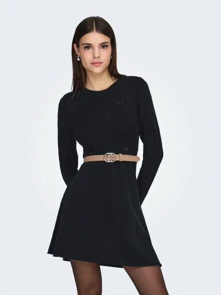ONLY Rochie tricotat ONLKATIA' negru