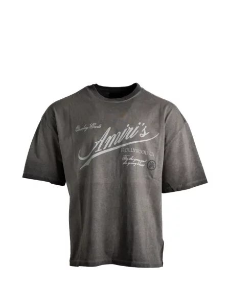 Tricou Amiri cu imagine negru
