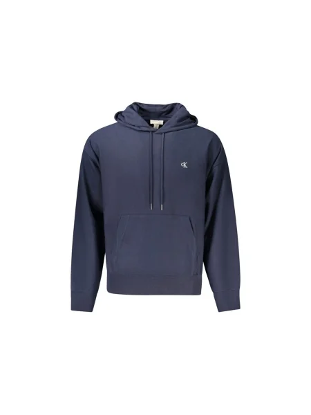 Froté mikina Calvin Klein Jeans modrá