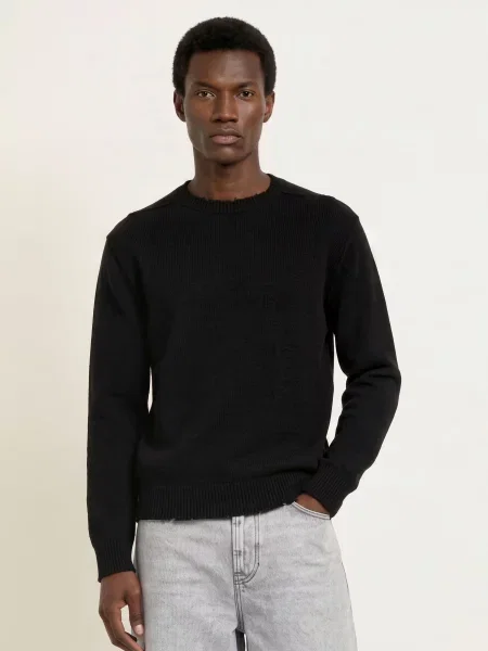 Allsaints Sweter Remus schwarz czarny
