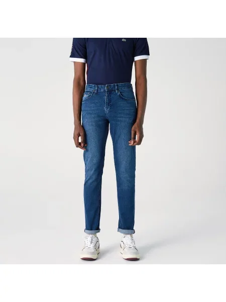 Lacoste Spodnie niebieskie
