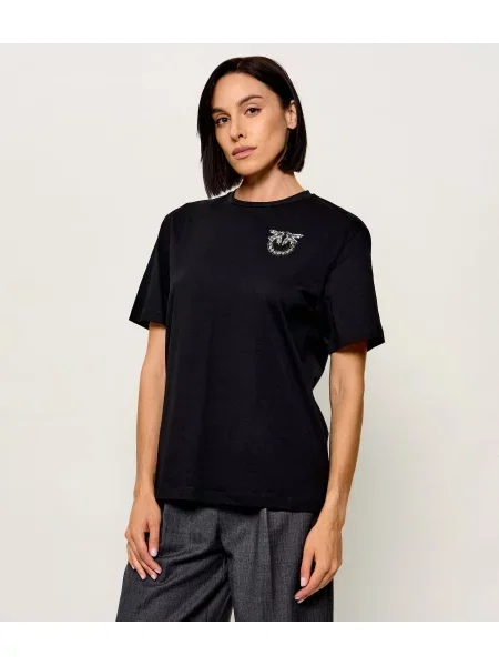 Pinko Tricou Strepitoso | Relaxed fit negru