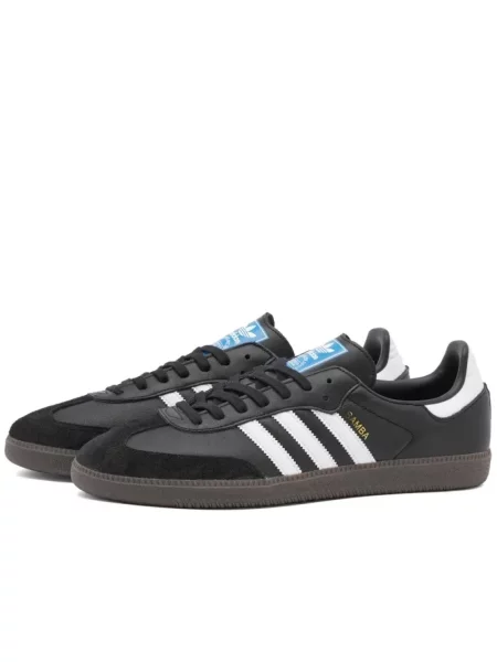 Sneakersy Adidas Samba zamszowe czarne