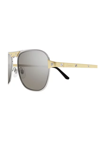 Cartier Okulary Przeciwsłoneczne gold szare