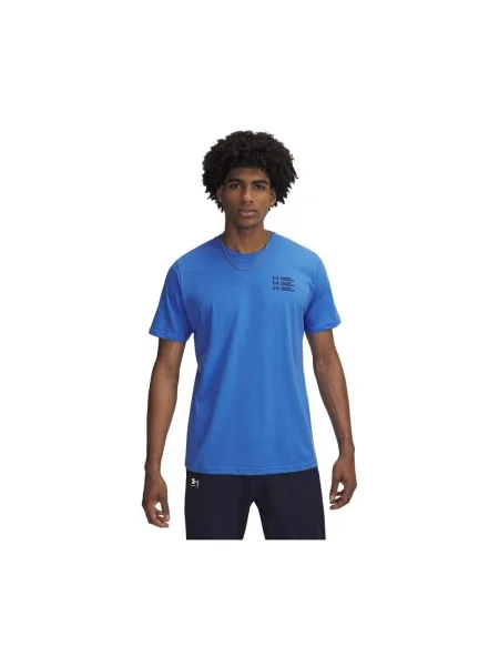 Tričko Under Armour modrá