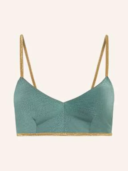 Mymarini Góra Od Bikini Bustier Shine Model Dwustronny Z Ochroną Uv gruen zielony