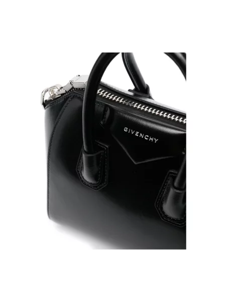 Mała mały torebka skórzana Givenchy Antigona elegancka czarna