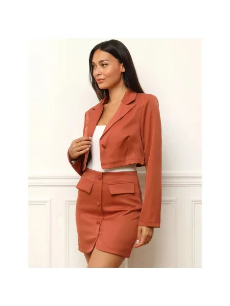 Fustă La Modeuse portocaliu