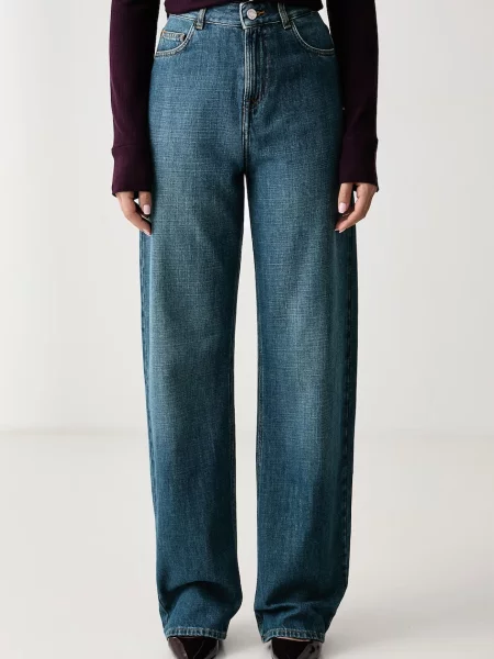 Trussardi boyfriend džíny modré