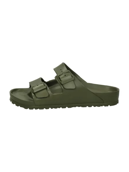 Klapki Birkenstock na ramiączkach zielone