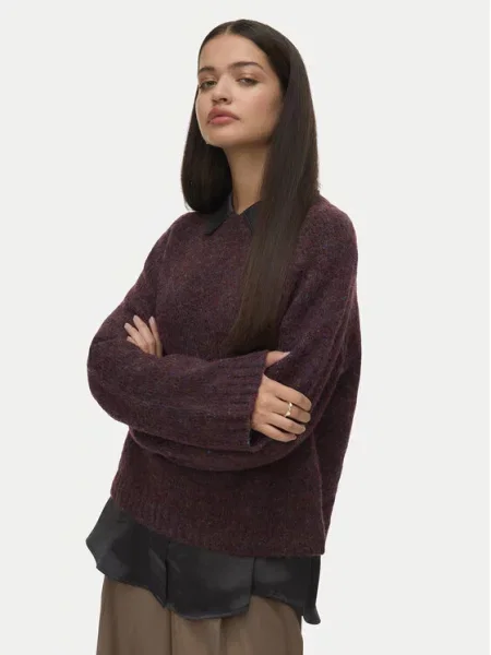 Vero Moda Πουλόβερ Ingrid μωβ