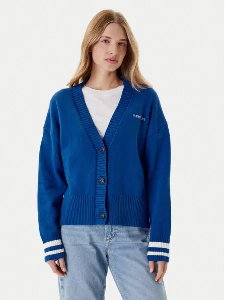 Guess Jeans Kardigan niebieski