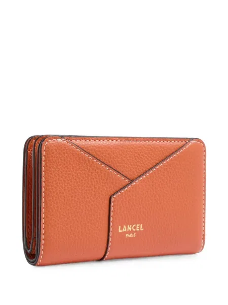Portofel Lancel din piele portocaliu