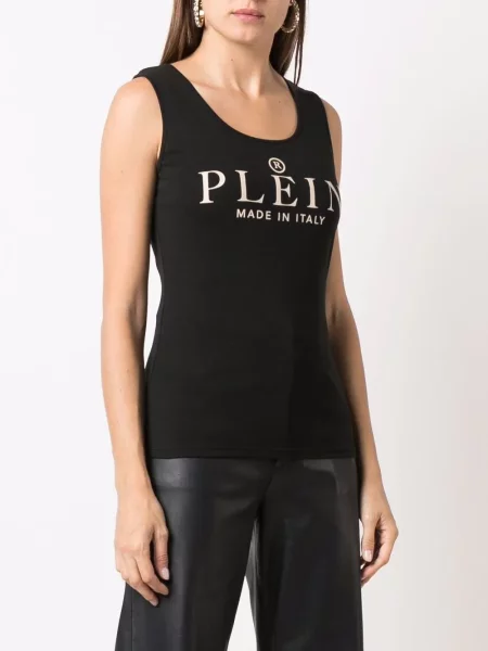 Tílko Philipp Plein s potiskem černé
