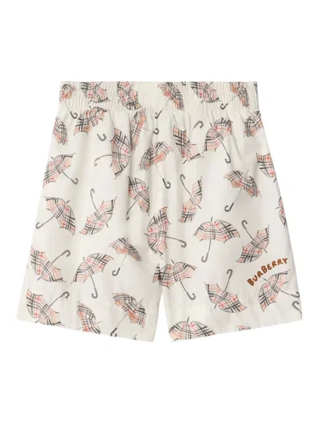 Szorty dziecięce Burberry białe