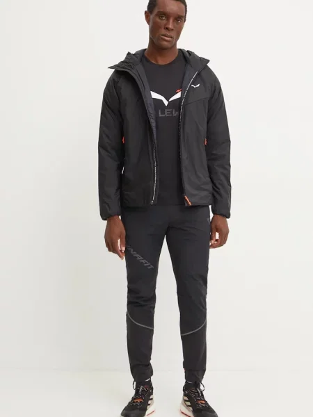 Футболка Salewa с принтом черная