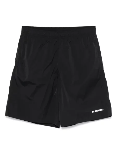 Slip de baie Jil Sander cu imagine negru