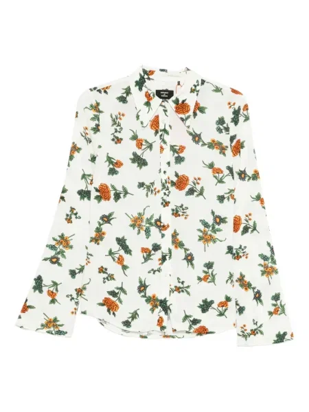 Cămașă Superdry cu model floral cu imagine alb