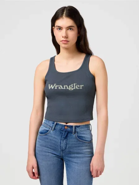 Wrangler Logo Tank Майка синій