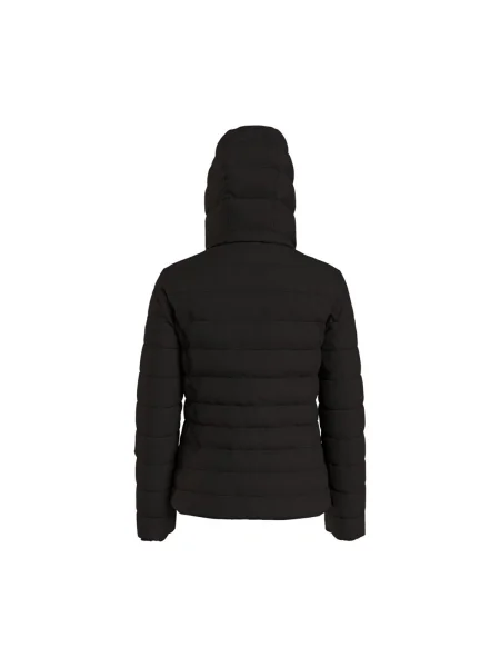 Geacă Tommy Hilfiger cu glugă negru