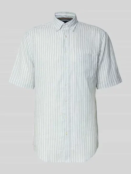 Koszula casual z lnu krój regular fit Christian Berg Men