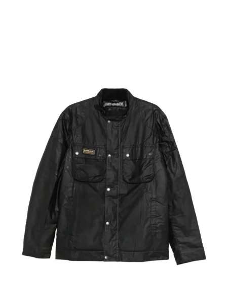 Lung geacă Barbour negru
