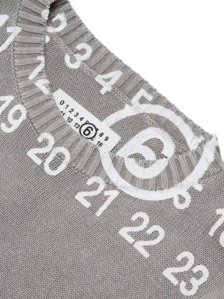 Sweter dziecięcy Mm6 Maison Margiela szary