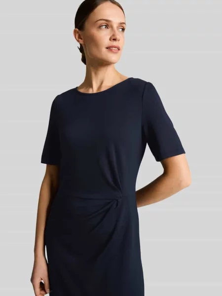Sukienka midi o kroju regular fit z wiązanym detalem Tom Tailor