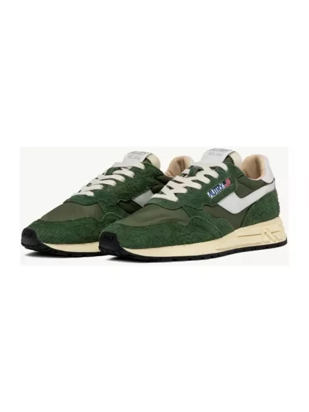 Sneakersy Autry zamszowe casual zielone