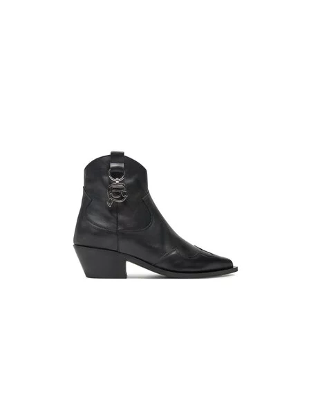 Polokozačky KARL LAGERFELD černé