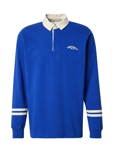 ARMEDANGELS Tričko AADRU světle / královská modrá béžová