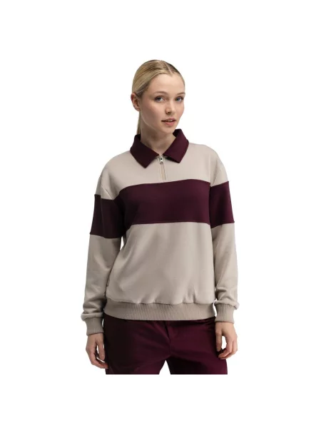 Bluza golfowa Siroko Eagle-W Sand beżowa